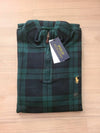 Men's Tartan Check Half Zip Up Knit Top Green - POLO RALPH LAUREN - BALAAN 6