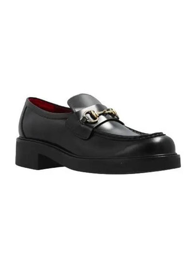 Horsebit Leather Loafer Black - GUCCI - BALAAN 2