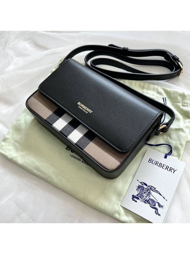 New Hampshire Cross Bag Black - BURBERRY - BALAAN 7