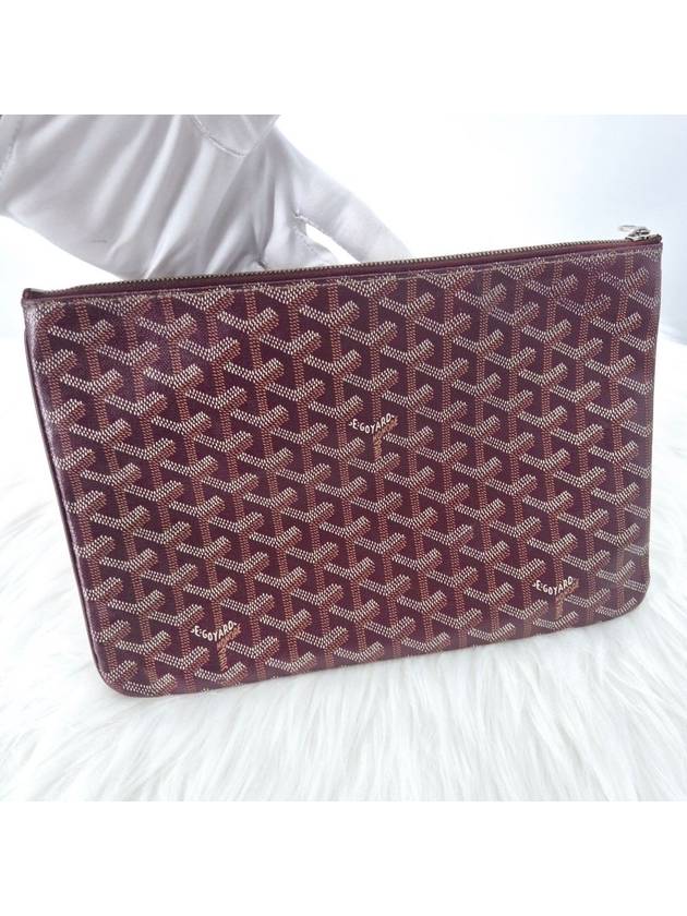 Senna Clutch Bag MM Special Burgundy - GOYARD - BALAAN 3