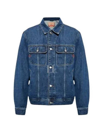 Men's D Barcy Denim Jacket Blue - DIESEL - BALAAN 2