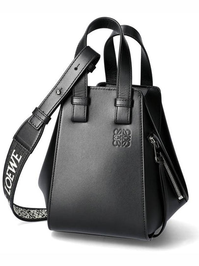 Hammock Compact Hand Shoulder Bag Black - LOEWE - BALAAN 2