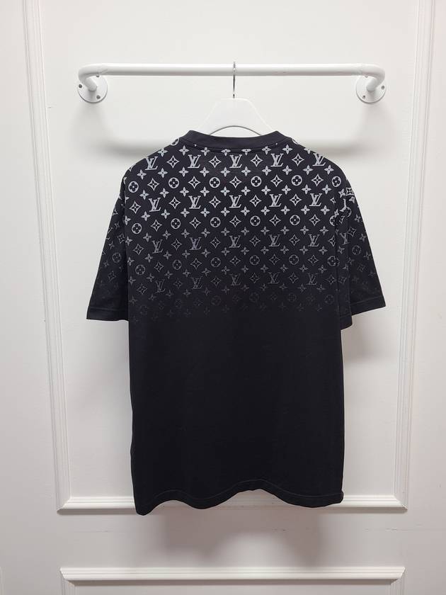 White Black Monogram Gradient Short Sleeve T Shirt XL - LOUIS VUITTON - BALAAN 4