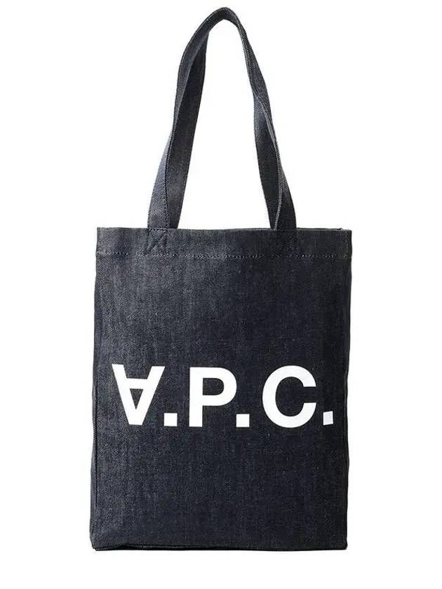 Laure logo denim tote bag blue - A.P.C. - BALAAN 2