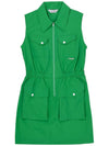 C23MOP002W Zip-up Pocket One Piece Green - CHUCUCHU - BALAAN 1