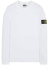 Wappen Patch Crewneck Sweatshirt White - STONE ISLAND - BALAAN 1