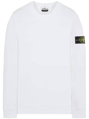 Wappen Patch Crewneck Sweatshirt White - STONE ISLAND - BALAAN 1