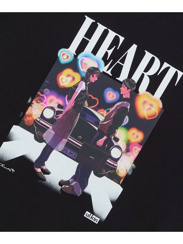 Artist Heart Short Sleeve T-Shirt Black - ULKIN - BALAAN 4