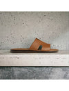 Izmir Leather Slippers Gold - HERMES - BALAAN 5