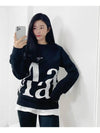 Women's Logo Big Print Sweatshirt Black - MAISON MARGIELA - BALAAN 3