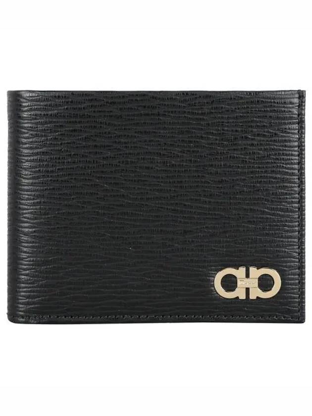 Ferragamo Double Gancini Half Wallet 0685988 271918 1146987 - SALVATORE FERRAGAMO - BALAAN 1