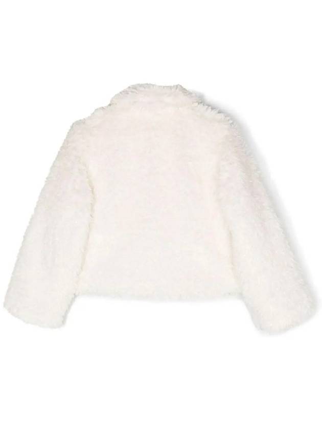 Kids Fake Fur Jacket Cream TT2D17 Z1277 101 - STELLA MCCARTNEY - BALAAN 3