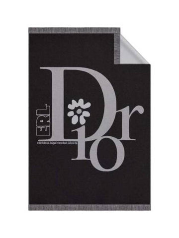 Christian Muffler Scarf 707421 Black - DIOR - BALAAN 1