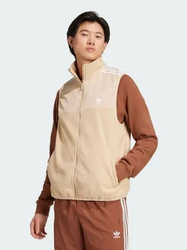 Adicolor 3S Microfleece Vest Men s Original Magic Beige IZ2483 736665 - ADIDAS - BALAAN 1