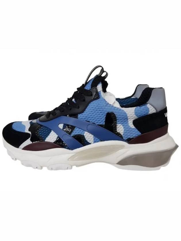 S0K93 VGI FY7 Bounce Low Top Sneakers Blue - VALENTINO - BALAAN 2