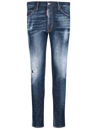 DMen's Tapered Leg Cool Guy Jeans Blue - DSQUARED2 - BALAAN 1