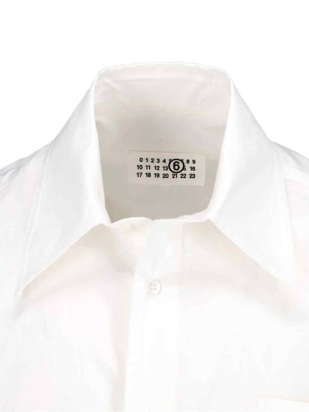 MM6 Maison Margiela Shirts White - MAISON MARGIELA - BALAAN 5