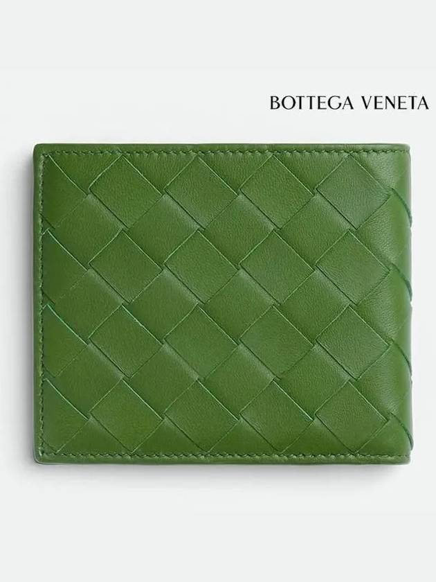 Intrecciato Bifold Half Wallet Avocado - BOTTEGA VENETA - BALAAN 4