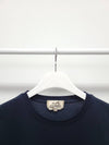 Navy Horse Leather Patch Short Sleeve T Shirt S - HERMES - BALAAN 2