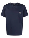 APC COEZC H26840 Raymond Logo Short Sleeve T Shirt - A.P.C. - BALAAN 1