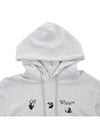 Hands-Off Logo Print Hoodie White - OFF WHITE - BALAAN 4