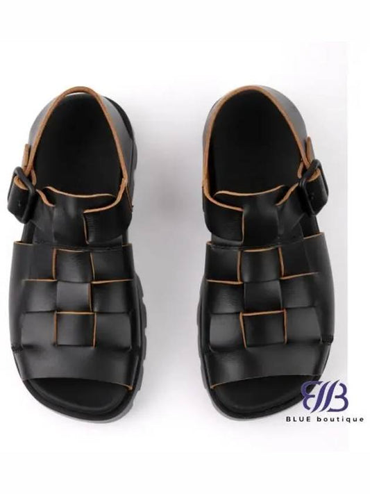 Brutus Leather Sandal Black - CAMPER - BALAAN 2