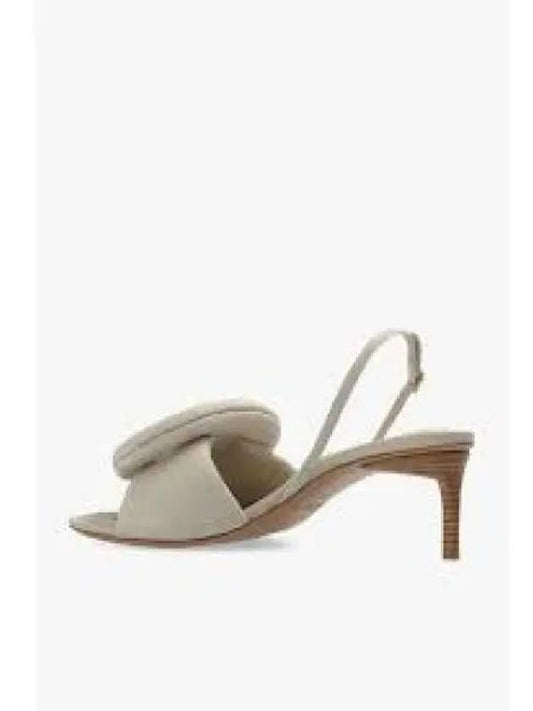 Jacquemus 223FO029 3071 Sandal Cream 1235201 - JACQUEMUS - BALAAN 1