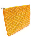 APMSENAT2 MM 08 Yellow Goyadin Canvas Senna Clutch - GOYARD - BALAAN 3