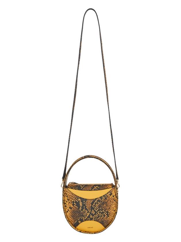 Egg Python Patterned Cross Bag Mustard - COTESSI - BALAAN 2