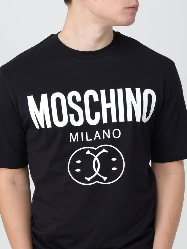 T-shirt Moschino Couture a girocollo in cotone - MOSCHINO - BALAAN 4