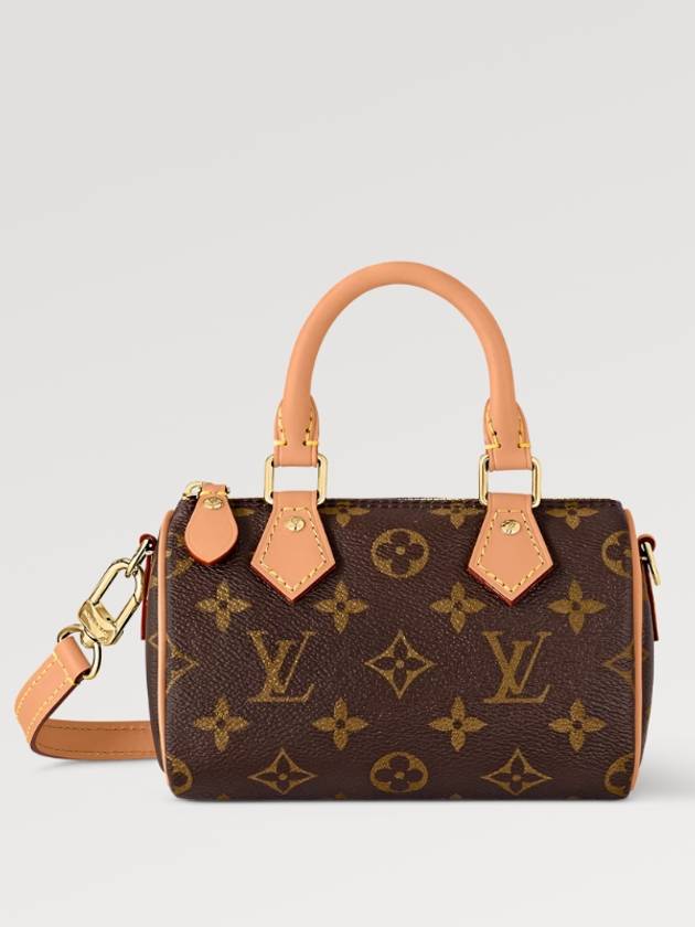 Nano Speedy Monogram Tote Bag Brown - LOUIS VUITTON - BALAAN 3