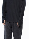 Men s M243TP04CH Spandex Finger Warmer Turtleneck Polar T Shirt Charcoal - CHANCE'S NOI - BALAAN 4