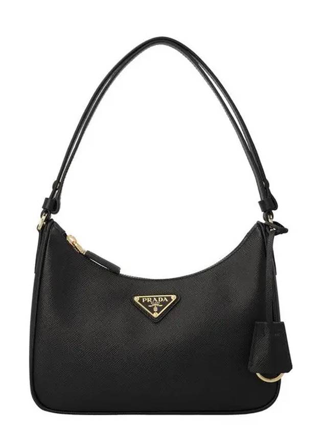 Saffiano Leather Mini Bag Black - PRADA - BALAAN 2