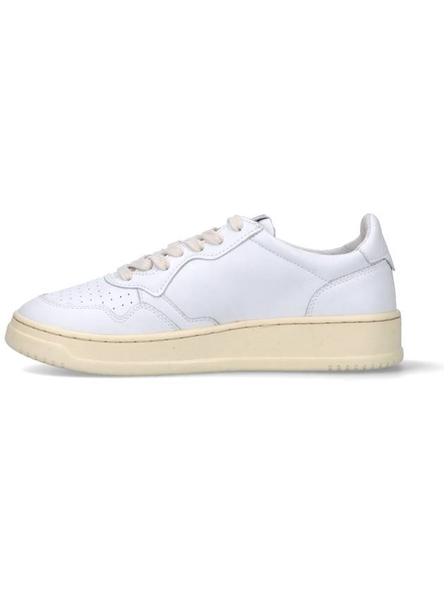 Medalist Leather Low Top Sneakers White - AUTRY - BALAAN 4