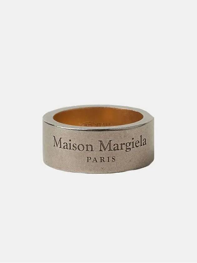 Engraved Logo Ring Silver Gold - MAISON MARGIELA - BALAAN 2