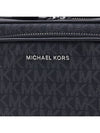 Hudson Logo Print Messenger Bag Black - MICHAEL KORS - BALAAN 7