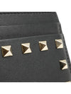 Black calfskin Rockstud card wallet UW2P0486BOL - VALENTINO - BALAAN 7