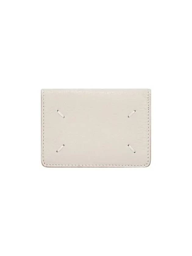 4 stitch snap button wallet ivory - MAISON MARGIELA - BALAAN 1