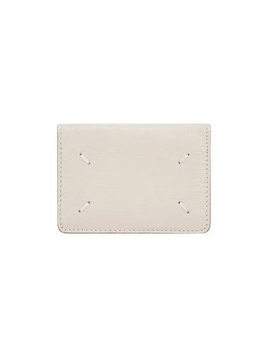 4 stitch snap button wallet ivory - MAISON MARGIELA - BALAAN 1