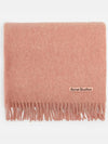 Wool Fringe Scarf Rose Melange - ACNE STUDIOS - BALAAN 3