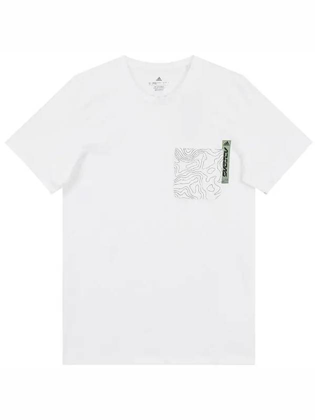 City Escape Pocket Graphic Short Sleeve T-Shirt White - ADIDAS - BALAAN 3