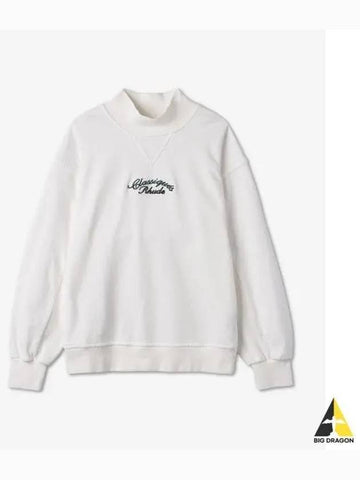 Fleece Pullover Turtleneck Sweatshirt Cream RHFW22SW020821140114 - RHUDE - BALAAN 1