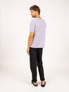 Levant Striped Sailor Short Sleeve T Shirt Acme Violet - SAINT JAMES - BALAAN 3