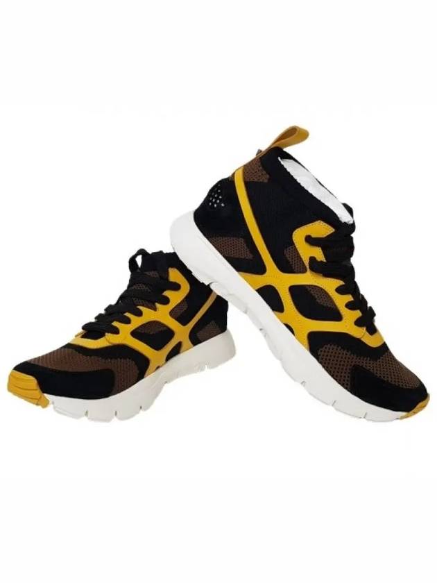 S0A57 GHB 18N mid top sneakers yellow - VALENTINO - BALAAN 5