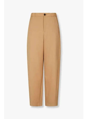 Stitch point wool pants camel - MARNI - BALAAN 1