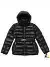 Women s goose down padded jacket Pigna belted hoodie VDDJ25235 BKS - DUVETICA - BALAAN 2