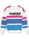 Mayoan Logo Striped Sweatshirt Blue - ISABEL MARANT - BALAAN 3