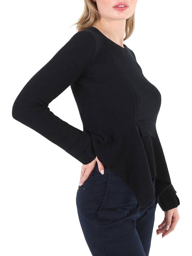 Stella McCartney Ladies Black Ruffle Knit Top, Brand Size 34 (US Size 0) - STELLA MCCARTNEY - BALAAN 2