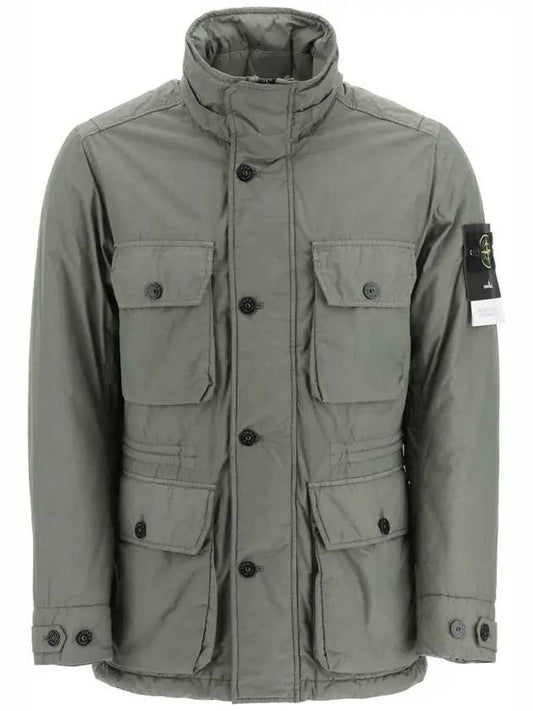 Naslan Light Watro Primaloft TC Field Jacket Khaki - STONE ISLAND - BALAAN 1