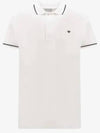 Embroidery Bee Polo Shirt White - DIOR - BALAAN 2